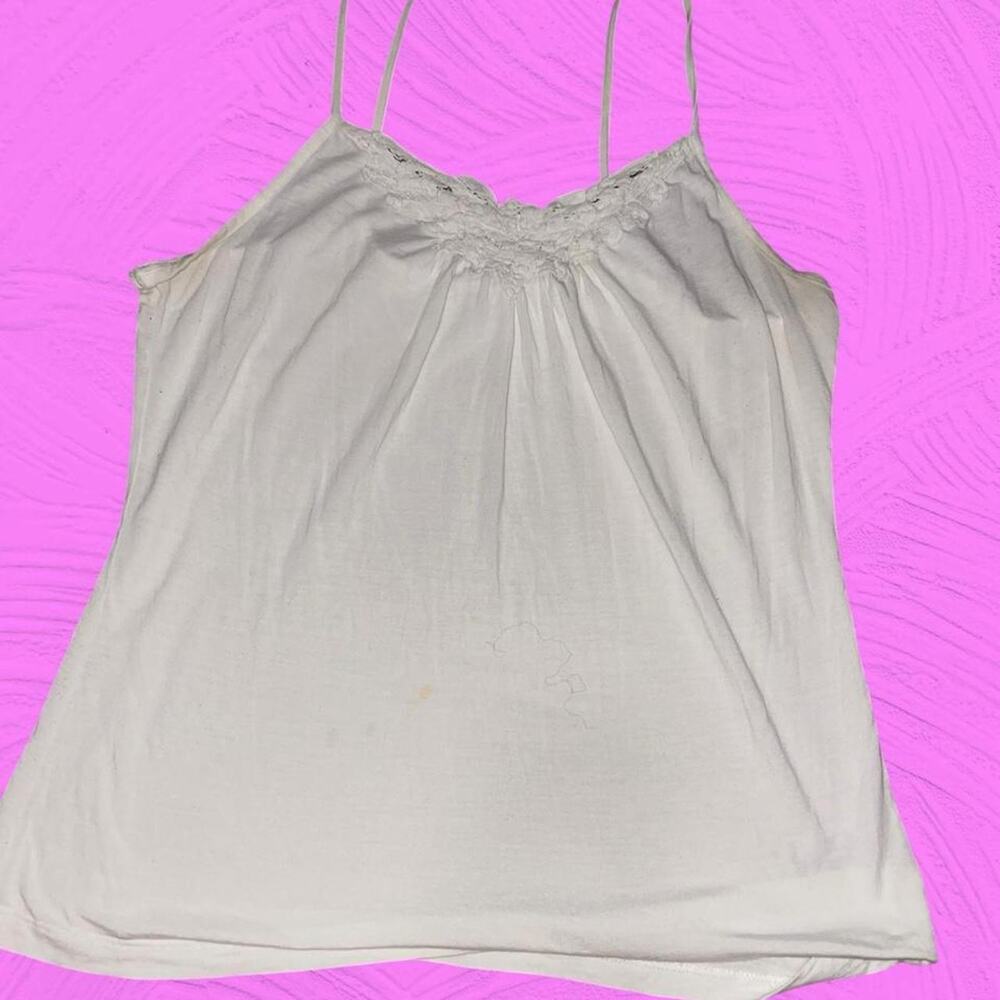 H&M white tank top 100